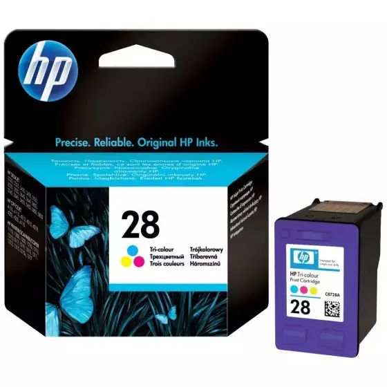 Cartouche D'encre HP 28 Couleur CMY pour Imprimantes Deskjet 3320 3420 3650 5850 Officejet 6110