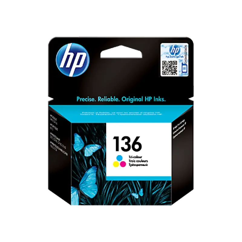 Cartouche D'encre HP 136 Couleur CMY Pour Imprimantes 5443