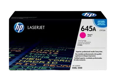 Toner HP 645A Magenta Pour Imprimantes Laserjet 5500 5550