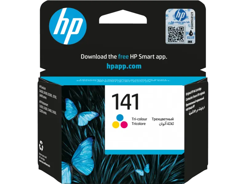 Cartouche D'encre HP 141 Couleur CMY Pour Imprimantes Deskjet D4263 D4363 Officejet J5783 J6413 Photosmart D5363 C4583 C5283