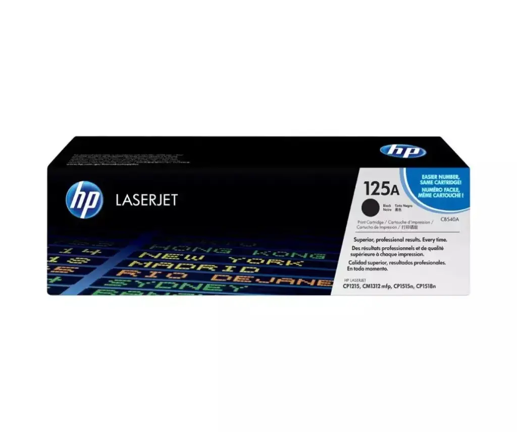 Toner HP 125A Noir Pour Imprimantes  CP1215 CP1515 CP1518 CM1312 