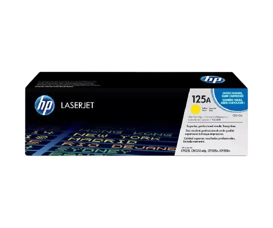 Toner HP 125A Yellow Pour Imprimantes Laserjet CP1215 CP1515  CP1518 CM1312 