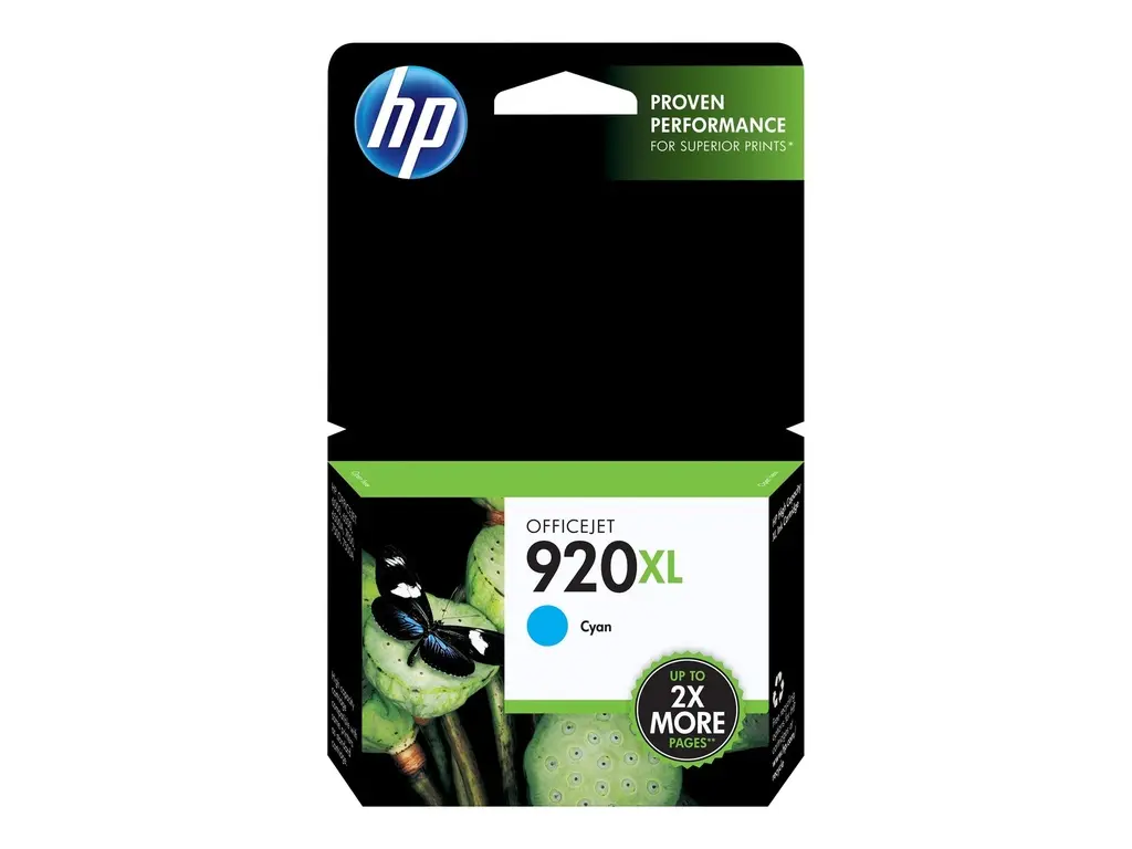Cartouche HP 920XL Cyan pour Officejet 7000/6000/6500 700 Pages
