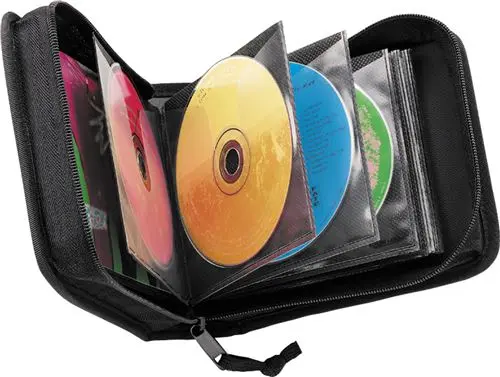 Etui Porte CD CASE LOGIC pour 32 CD en Nylon Noir
