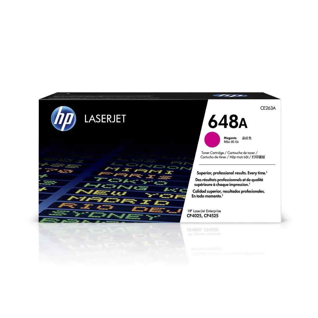 Toner HP 648A Magenta Pour Imprimante LaserJet CP4025 CP4525 CM4520 ‎