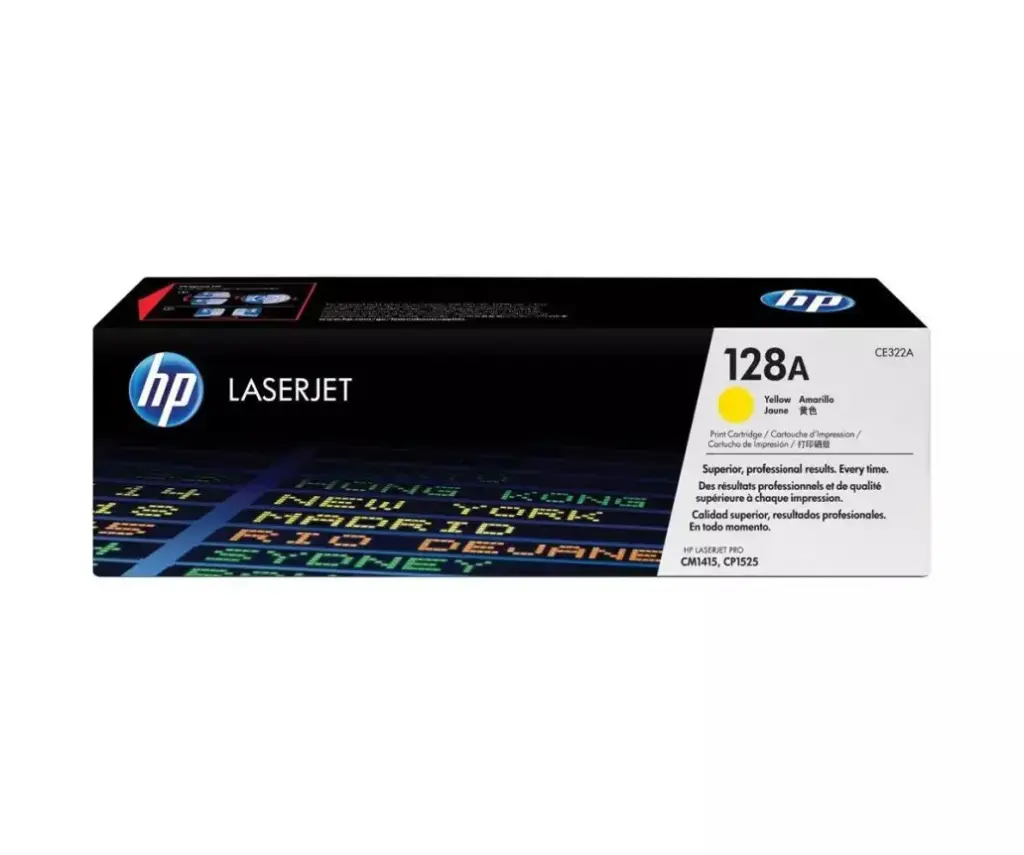 Toner HP 128A Yellow Pour Imprimantes CM1415 CP1525 