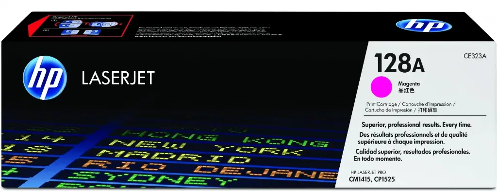 Toner HP 128A Magenta Pour Imprimantes CM1415 CP1525 