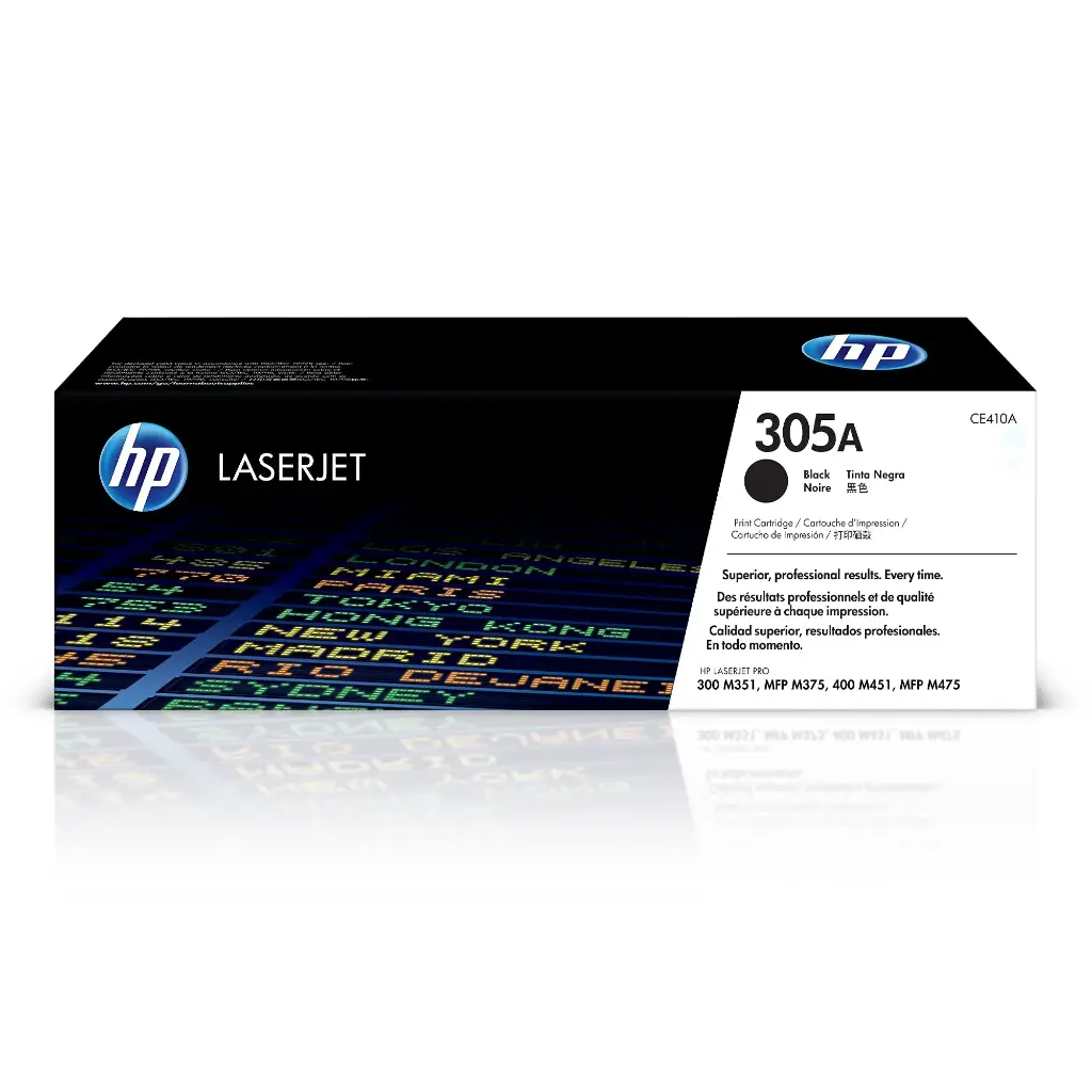 Toner HP 305A  Noir Pour Imprimantes M351A M451 M375 M475 