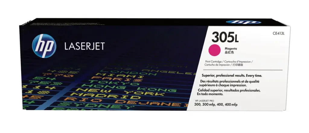 Toner HP 305L Magenta Pour Imprimantes M351A M451 M375 M475 