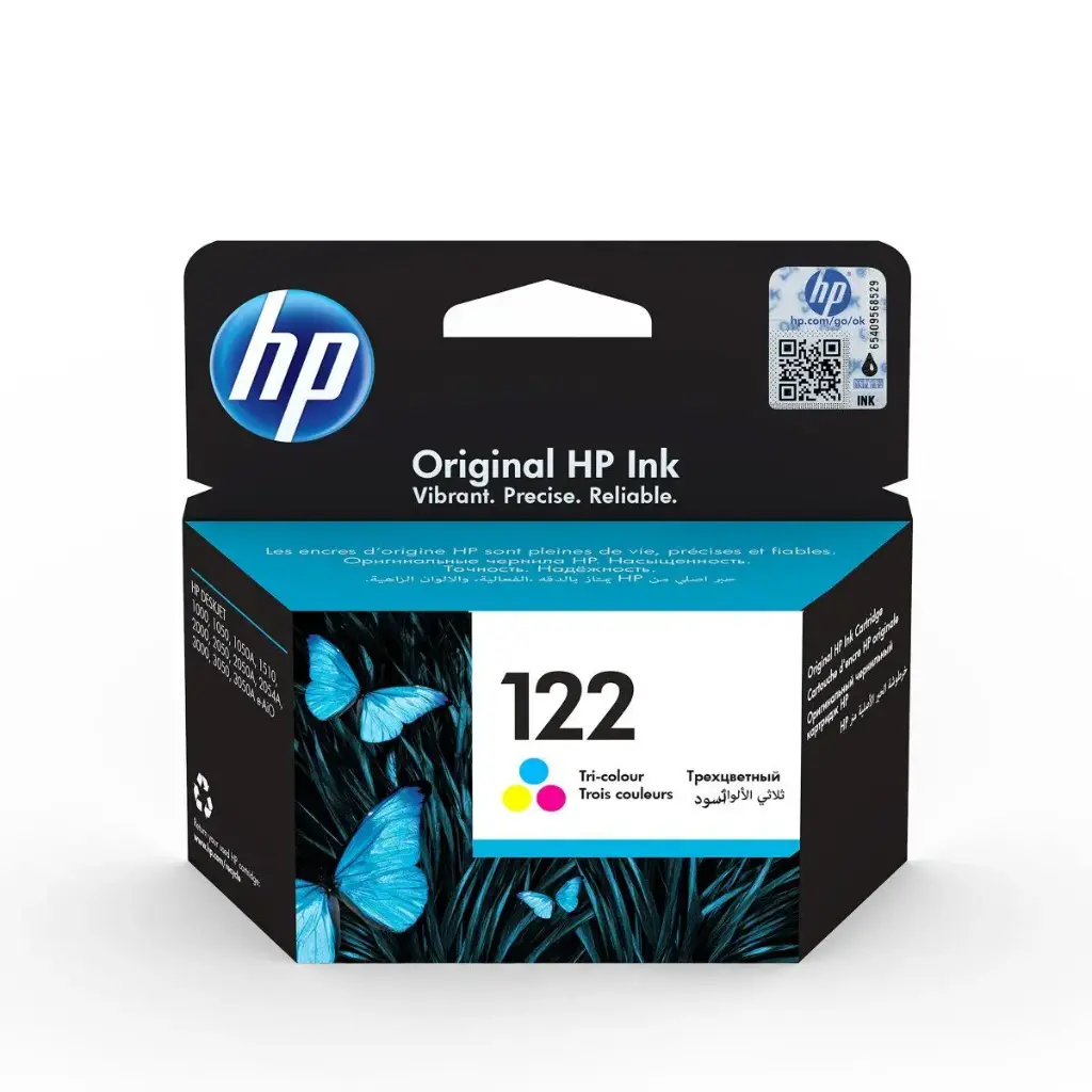Cartouche D'encre HP 122 CMY Pour Imprimantes Deskjet 1000 1050 1510 2000 2050 3000 3050