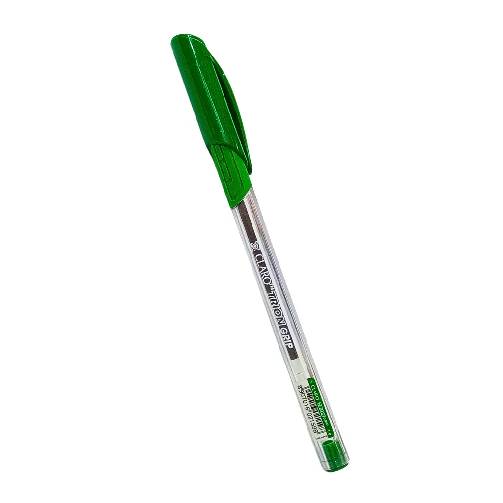 Stylo à Bille CLARO Trion grip Vert