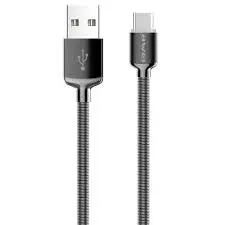 Câble Data AWEI CL-26 Type-C/USB Fast Charge 2.4A Fil 0.30m En Métal Pour Smartphone Android/iOS Multi Couleurs