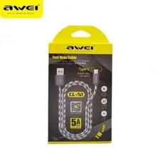 Câble Data AWEI CL-51 5A 1m Type-C Fast Charge