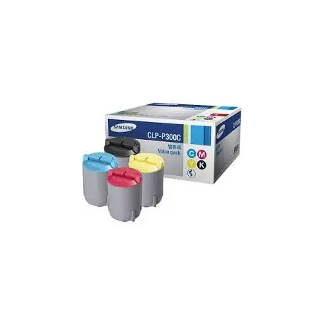 Pack de 4 Toners SAMSUNG CLP-300 Pour Imprimantes CLP 300 CLX-2160 CLX 3160FN