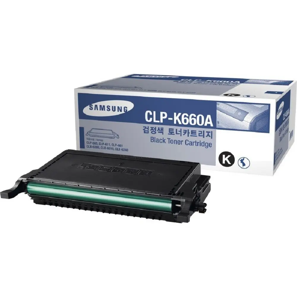 Toner SAMSUNG K660a Noir pour CLP-610/CLP-660/CLX-6200/CLX-6210/CLX-6240