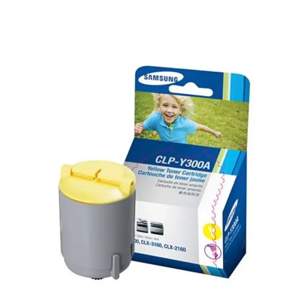 Toner SAMSUNG Y300A Yellow pour CLP-300/CLX-2160/CLX-3160