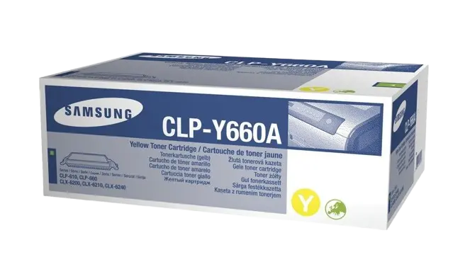Toner SAMSUNG Y660a Yellow pour CLP-610/CLP-660/CLX-6200/CLX-6210/CLX-6240