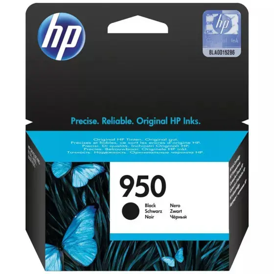 Cartouche D'encre HP 950 Noir pour Imprimantes OfficeJet Pro8100 et 8600