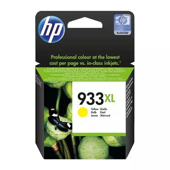 Cartouche D'encre HP 933XL Yellow pour Imprimantes Officejet 6100 6600 6700 7110 7612