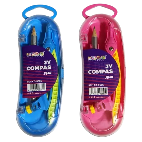 Compas à Bague Écolier MOBS Multi-Couleurs en Boite PP