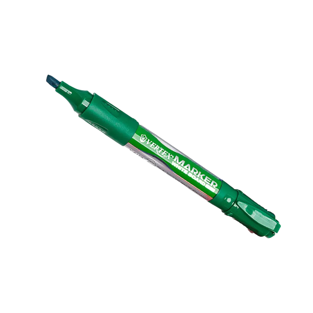 Marqueur pour Tableau Blanc VERTEX Rechargeable Coupé Vert