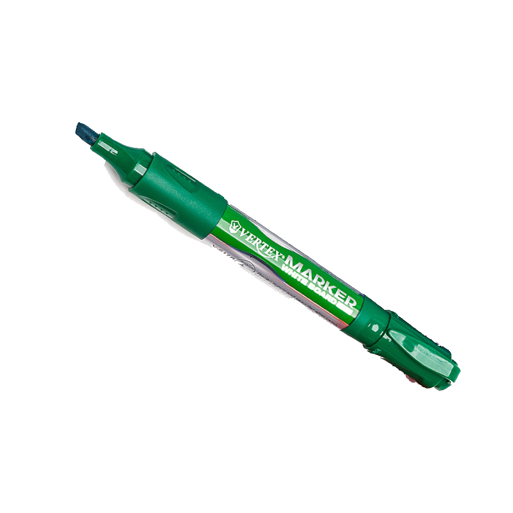 Marqueur pour Tableau Blanc VERTEX Rechargeable Coupé Vert