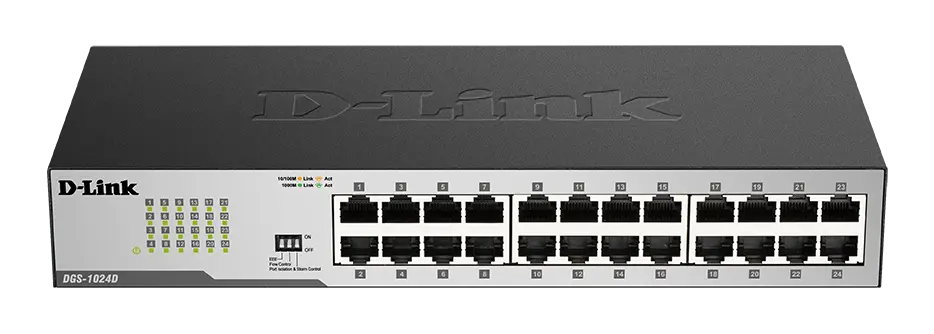 Switch D-LINK 24 ports RJ45 10/100/1000Mbps