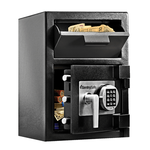 Coffre Fort SENTRY SAFE DH-074E en Acier 26,64 L à Code Numérique 356x508x396 mm Noir 43,10kg