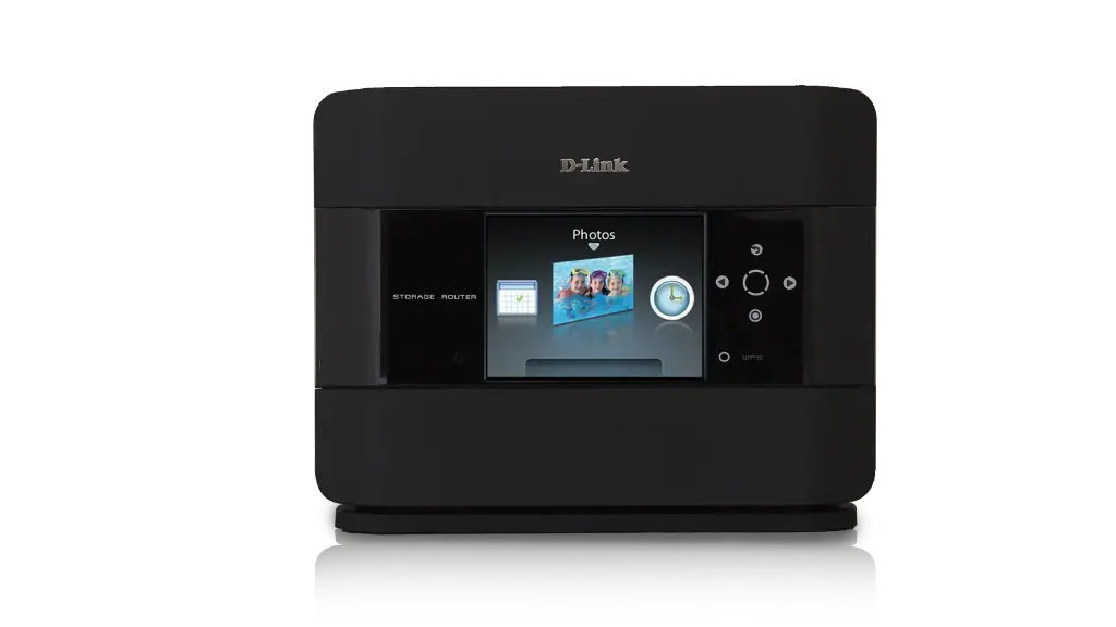 Routeur de stockage N Wifi D-LINK DIR-685 2 port  USB 2.0 serveur d'impression Clé USB  Shareport  HDD SATA 2.5" 9.5mm LCD 3.2"