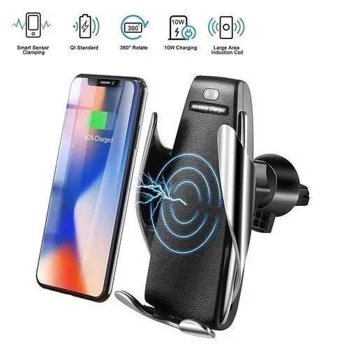 Support Auto chargeur sans fil DIGITPLUS DP-W07 QI 10W pour téléphone mobile Noir