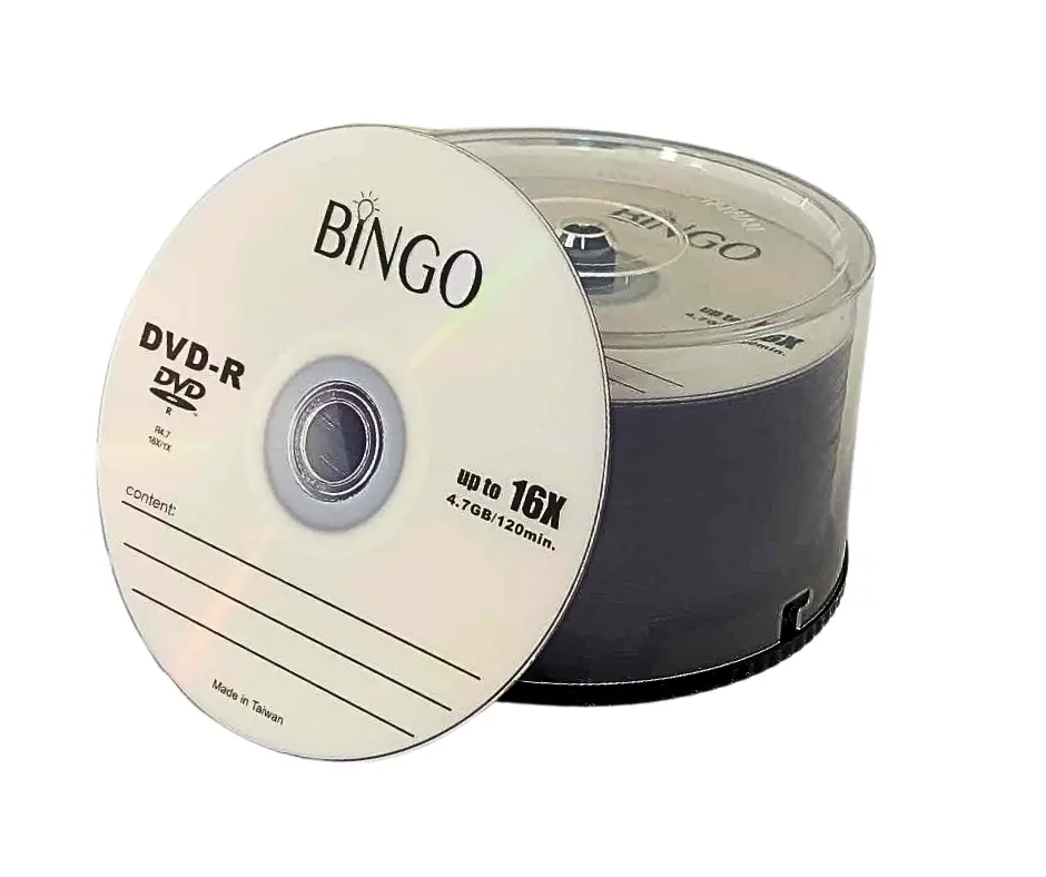 DVD-R Vierge BINGO 4.7Go 16X 120min