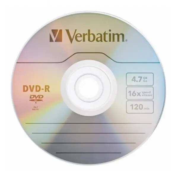DVD+R VERBATIM 4.7GB 120min