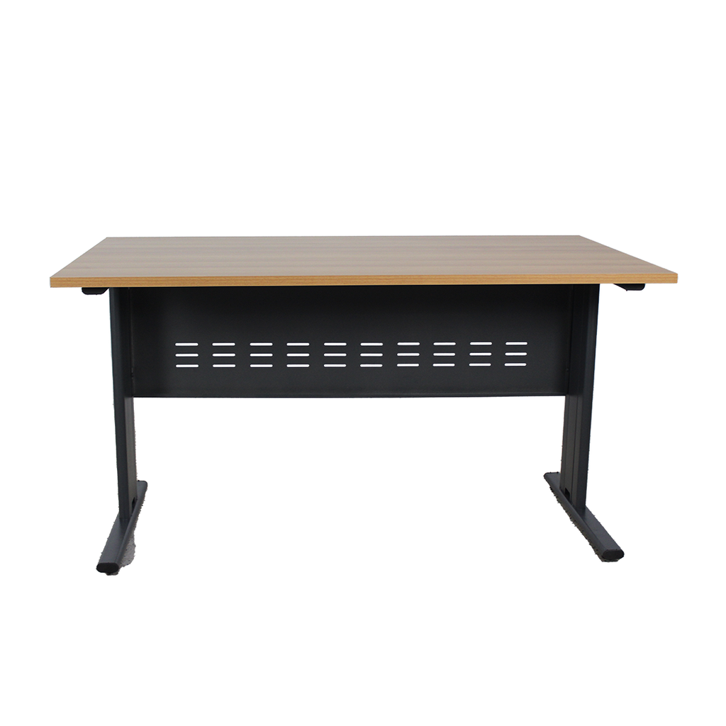 Bureau ECOMOD 1.40x0.80m Piètement Métallique Noce
