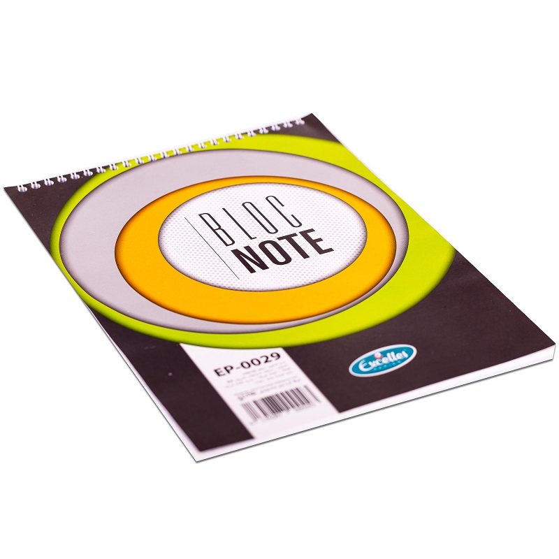 Bloc Notes EXCELLES A4 Spiral 80 Pages