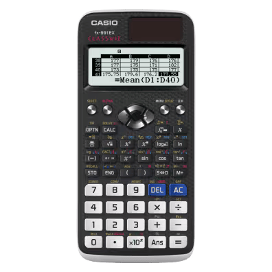 Calculatrice Scientifique CASIO FX-991EX ClassWiz 552 Fonctions Noir