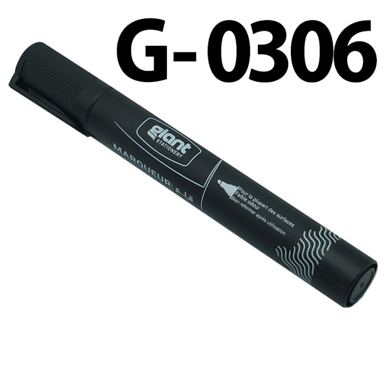 Marqueur permanent GIANT G-0306 coupé Noir