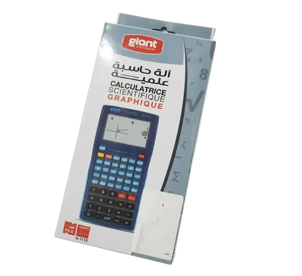 Calculatrice Graphique GIANT G-1115 Noir