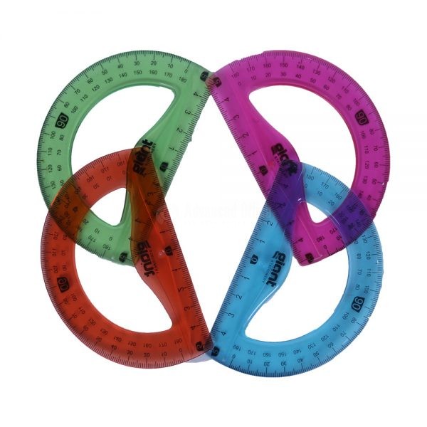 Rapporteur GIANT Flexible 180° Multi-Couleurs