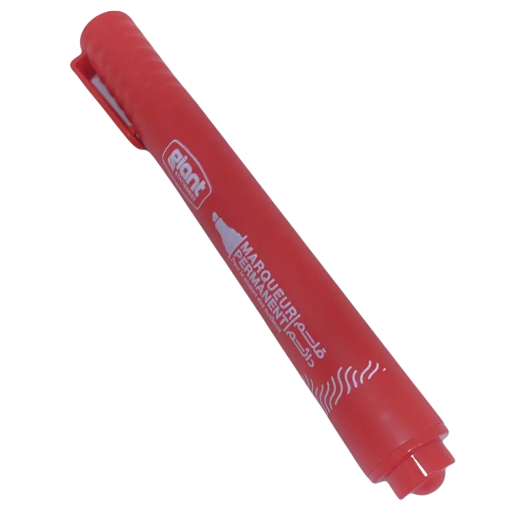 Marqueur Permanent GIANT 1179 Coupé Rouge