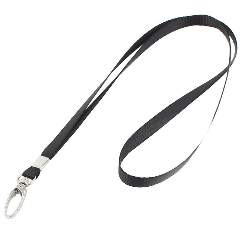 Cordon Pour Badge Yoyo 1cm Noir