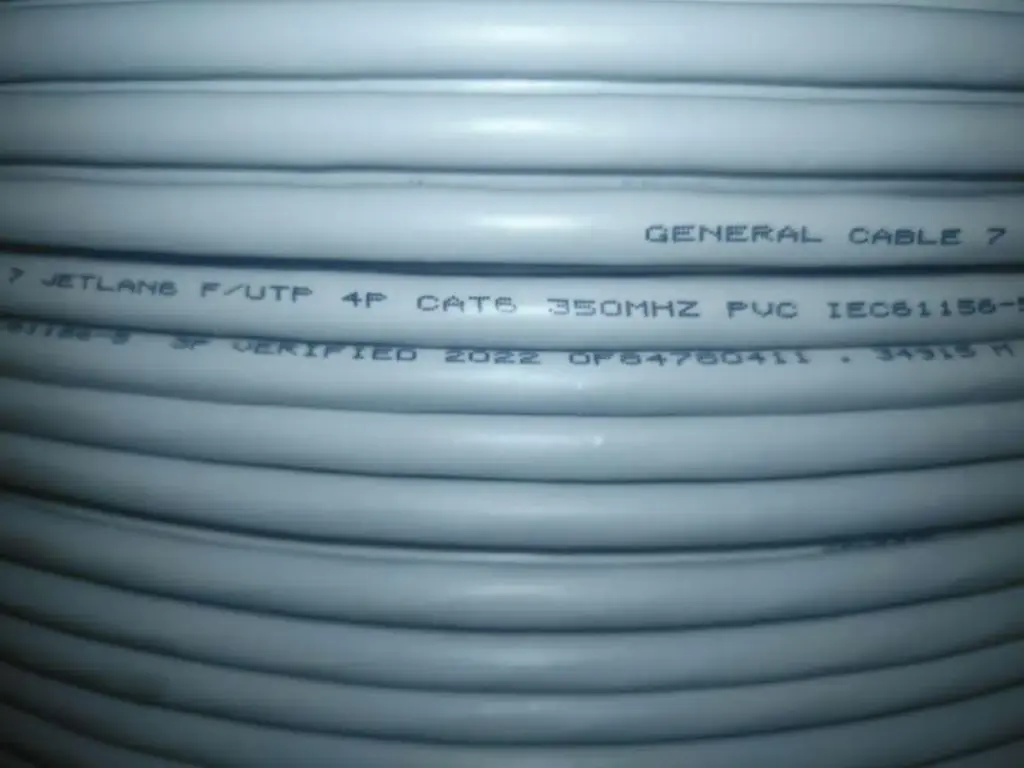 Câble Réseau GENERAL CAT6 FTP PVC 500m Blanc