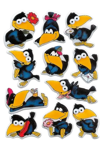 Etiquette Stickers Magique HERMA Corbeaux 