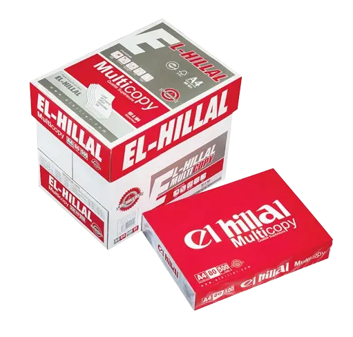 Rame de papier HILLAL A4 Rouge 1er choix 80g/m