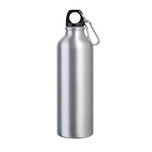 Gourde D'eau En Aluminium 600ml Argent