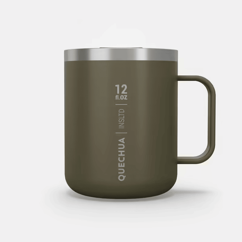Mug Isotherme Double Paroi en Acier Vert