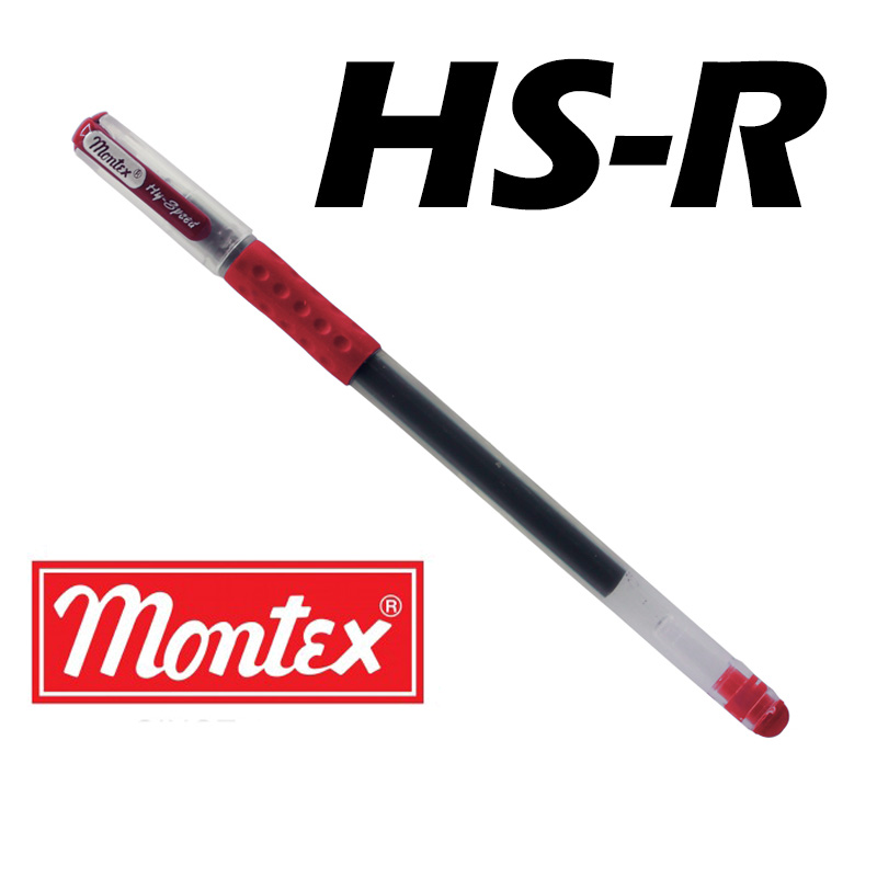 Stylo gel MONTEX Hy-Speed Rouge