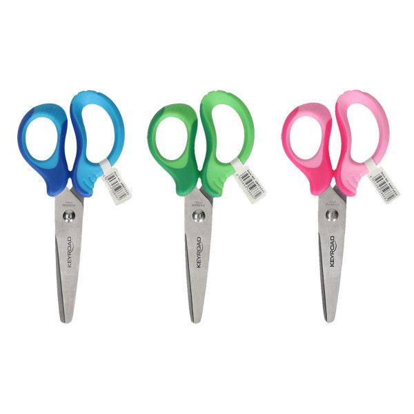 Ciseau Ecolier KEYROAD Soft Grip 13cm Multi-Couleurs