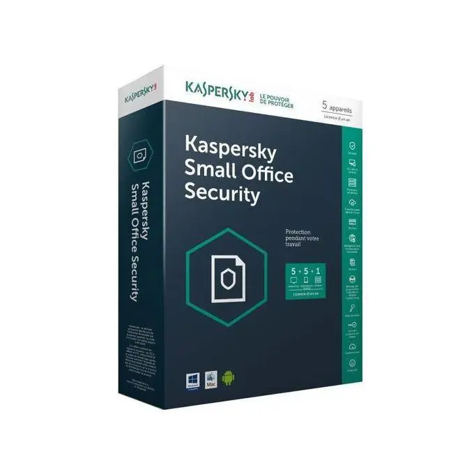 Antivirus KASPERSKY Small Office Security 1 Serveur  5 Postes