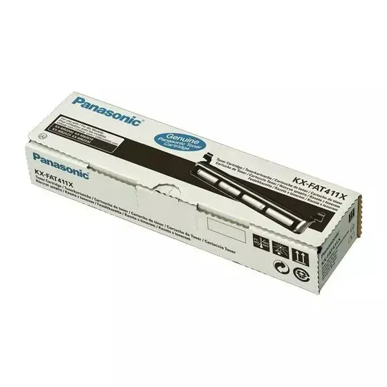 Toner CORALJET Noir Compatible PANASONIC FAT411 pour Imprimante KX-MB1900 MB2000 MB2001 MB2010 MB2020 MB2025 MB2030 MB2061