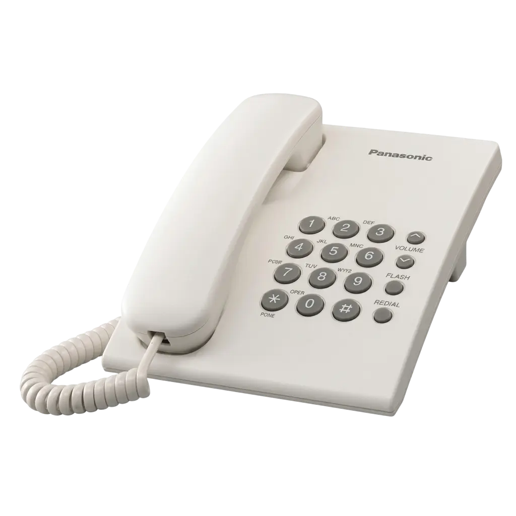 Téléphone PANASONIC KX-TS500MXW Blanc
